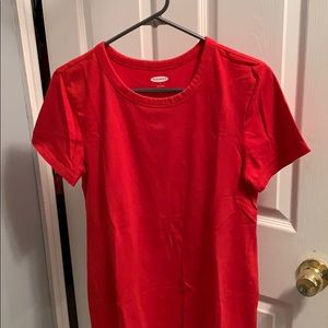 Old navy red shirt sleeve shirt